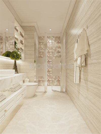 Mẫu vách tắm kính 180 độ